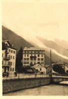 Chamonix Mont Blanc * Photo Ancienne 1922 * Un Coin De La Ville & Hôtels * 11x8.5cm - Chamonix-Mont-Blanc