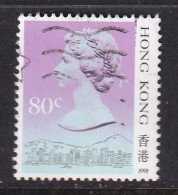 Hong Kong: 1989/91   QE II     SG605      80c   [Imprint Date: '1991']    Used - Usati