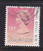 Hong Kong: 1989/91   QE II     SG606      90c  [Imprint Date: '1991']    Used - Gebruikt