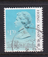 Hong Kong: 1989/91   QE II     SG609a     $1.70  [Imprint Date: '1991']    Used - Usati