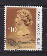 Hong Kong: 1989/91   QE II     SG613      $10   [Imprint Date: '1991']    Used - Oblitérés