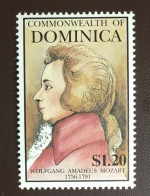 Dominica 1992 Mozart Bicentenary MNH - Dominique (1978-...)