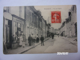 REMALARD (Orne) RUE DE L'EGLISE MAGASIN CHAPELIER ROBTON - Remalard