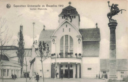 BELGIQUE - Bruxelles - Exposition Universelle De Bruxelles 1910 - Section Allemande - Carte Postale Ancienne - Universal Exhibitions