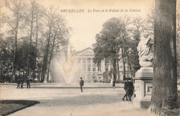 BELGIQUE - Bruxelles - Le Parc Et Le Palais De La Nation - Carte Postale Ancienne - Parks, Gärten