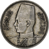 Égypte, Farouk, 10 Piastres, 1937/AH1356, British Royal Mint, Argent, SUP - Egypte