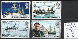 FALKLAND DEPENDANCES GEORGIE DU SUD 39 à 42 ** Côte 12 € - Südgeorgien