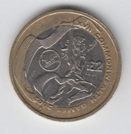 Great Britain UK £2 Two Pound Coin (CWG - Wales) - Circulated - 2 Pounds