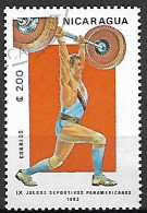 NICARAGUA       -      HALTEROPHILIE      -      Oblitéré - Weightlifting