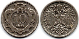 MA 30752  //   Autriche      //  10 Heller 1909  /   TTB+ - Oesterreich