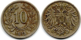 MA 30668  //   Autriche      //  10 Heller 1915  /   TTB - Austria