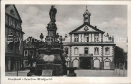 41582396 Rastatt Rathaus U.Kriegerdenkmal Rastatt - Rastatt