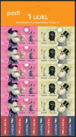 Finland Finlande Finnland 2015 Europa CEPT Vintage Toys Moomin Trolls Sheetlet With Labels MNH - Blokken & Velletjes