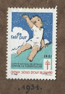 Timbre   France- - Croix Rouge  -  Erinnophilie  -- Tuberculose  --  Annee  1931 - Antituberculeux