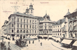 Autriche Österreich Taubermarkt Und Alter Dom Linz 1907 - Linz