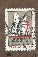 Timbre   France- - Croix Rouge  -  Erinnophilie  -- Tuberculose  --  Annee  1925 - Antituberculeux