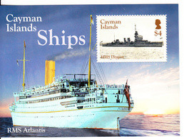 2016 Cayman Islands Ships Military Souvenir Sheet MNH - Cayman Islands