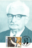 Romania 1990, Maximum Card, Hermann Oberth, Space - Briefe U. Dokumente