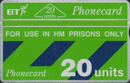 UK - British Telecom L&G H.M. Prison Card CUP004A  (110B)  20 Units - Gevangenissen