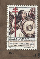 Timbre   France- - Croix Rouge  -  Erinnophilie  -- Tuberculose  --  Annee  1936 - Antituberculeux