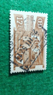 BELÇİKA-   DEMİRYOLU PAKET  POSTASI --1952-87-   17 FR.   DAMGALI - Afgestempeld