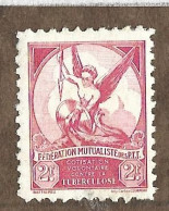 Timbre   France- - Croix Rouge  -  Erinnophilie  -- Tuberculose  --  Sanatorium  Federation Des P.T.T. Annee 1927 - 1928 - Antituberculeux