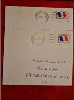 Lettre 1969 Flamme Poste Aux Armées  Franchise Militaire Sp 67808 - Autres & Non Classés