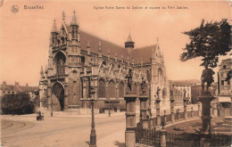 BELGIQUE - Bruxelles - Eglise Notre Dame Du Sabion Et Square Du Petit Sabion - Carte Postale Ancienne - Bauwerke, Gebäude