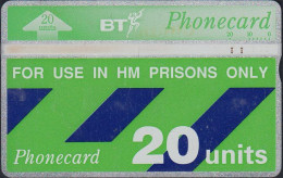 UK - British Telecom L&G H.M. Prison Card CUP005  (212F)  20 Units - [ 3] Prisons