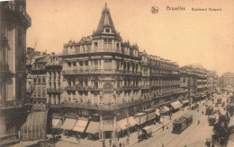 BELGIQUE - Bruxelles - Boulevard Anspach - Carte Postale Ancienne - Prachtstraßen, Boulevards