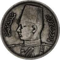 Égypte, Farouk, 10 Piastres, 1939 / AH 1358, British Royal Mint, Argent, SUP - Egypte