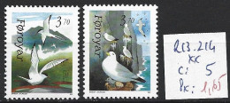 FEROE 213-14 ** Côte 5 € - Mouettes