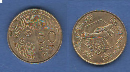 Pacifico 50 Francs CFP 2021 New Coin Territoires Français D'outre-mer - Altri & Non Classificati