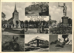 41580407 Bad Bramstedt Kirche Bambi Kurpark Kurhaus Brunnen Musikpavillon Roland - Bad Bramstedt