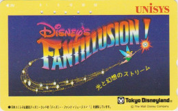 Télécarte JAPON / 110-172349 - DISNEY - DISNEYLAND - UNISYS FANTILLUSION - JAPAN Free Phonecard - Disney