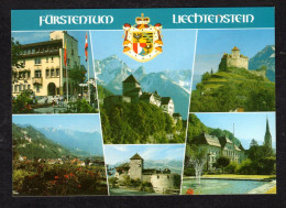 Liechtenstein - FÜRTENTUM Schloss Vaduz, Sitz Der Fürstlichen Familie, Rathaus Vaduz, Ansicht, Gutenberg - Liechtenstein