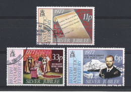 Brit. Antarctic Territory 1977 Silver Jubilee Y.T. 68/70 (0) - Used Stamps