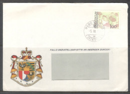 Liechtenstein. Stamp Sc. 523 On Letter, Sent From Vaduz On 5.03.1978. - Cartas & Documentos