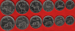 Eritrea Set Of 6 Coins: 1 - 100 Cents 1997 AU-UNC - Eritrea