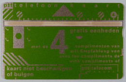 NETHERLANDS - Landis & Gyr - Specimen - 4 Units - 1989 - Privat