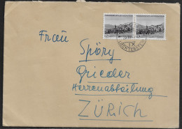 Liechtenstein. Stamp Sc. 520 On Letter, Sent From Vaduz To Switzerland On 26.03.1945. - Covers & Documents