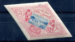 Côte Des Somalis     N° 20* Signé - Unused Stamps