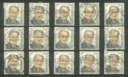 BELGIUM  - 1999, SPECIAL PRICE OF SET OF 15 STAMPS OF KING ALBERT II  STAMPS, SG # 3511, USED. - 1993-2013 Rey Alberto II (MVTM)