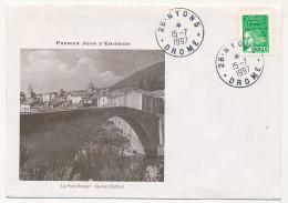 FRANCE - 3 Env. Affr 2,70, 3,80, Rouge Jour De Vente Générale Cad 26 NYONS (Drôme) 18/7/1997 - 1997-2004 Marianne Van De 14de Juli