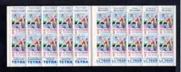 Carnet De 1938  - Tuberculose - Antituberculeux - 38E-SI-12 FLY TOX-HEUDEBERT-TRETRA-LA TOUR. - Blocks & Sheetlets & Booklets