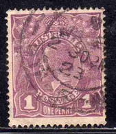 AUSTRALIA 1914 1924 1922 KING GEORGE V 1p USATO USED OBLITERE' - Oblitérés