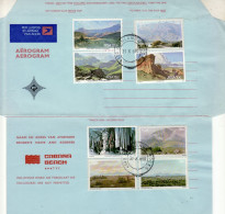 SOUTH AFRICA 1980 AEROGRAMME WITH STAMPS - Covers & Documents