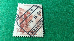 BELÇİKA-   DEMİRYOLU PAKET  POSTASI --1952-87-   30 FR.   DAMGALI - Oblitérés