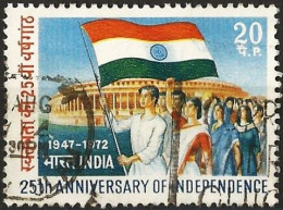 India 1972 - Mi 540 - YT 344 ( Independence Day In Front Of Parliament ) - Gebruikt