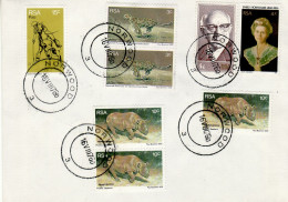 SOUTH AFRICA 1976 COVER WITH STAMPS - Storia Postale